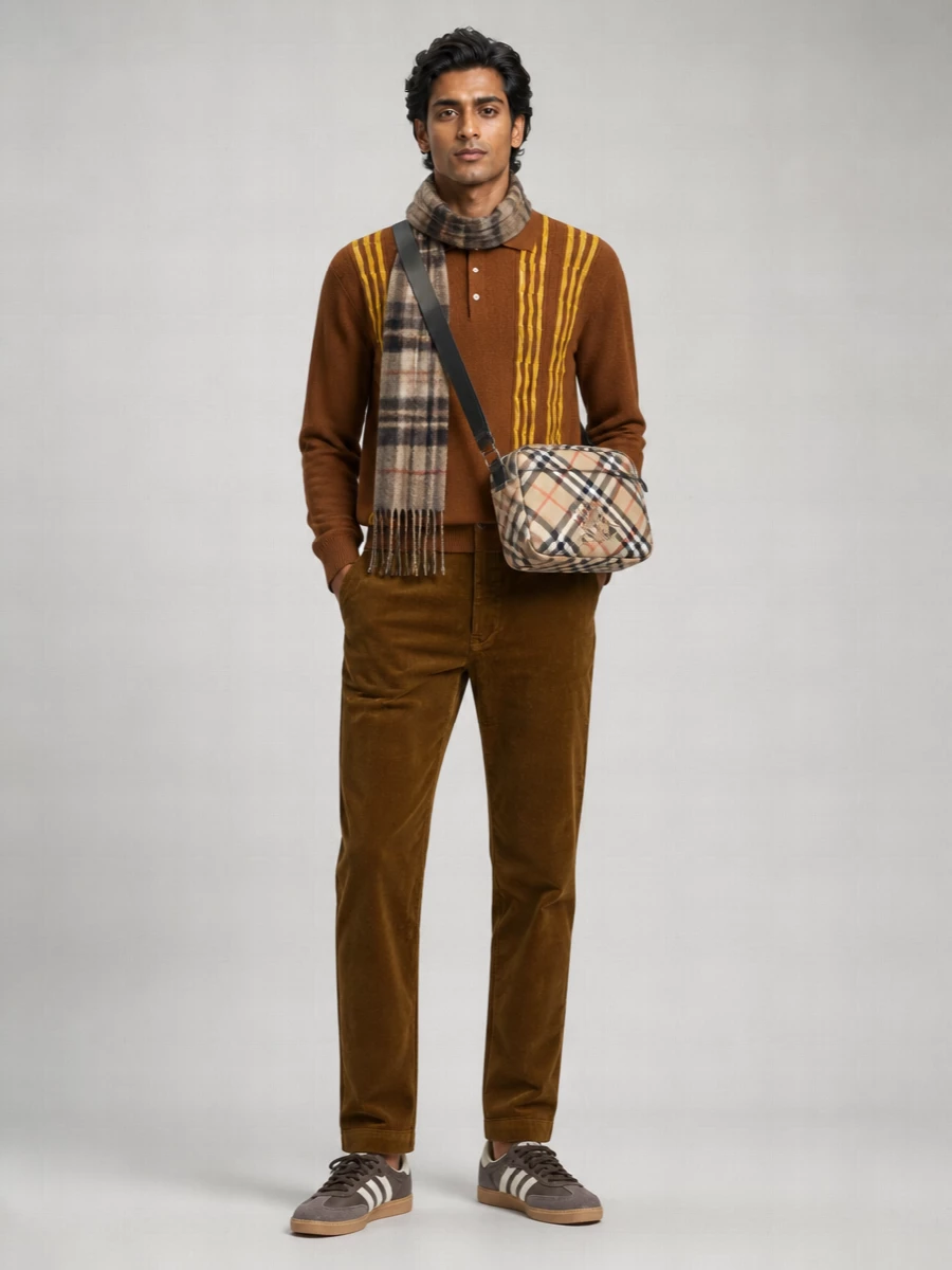 Beams Plus Wool Polo Shirt