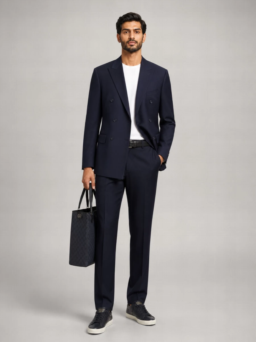 Golden Goose Virgin Wool Double-Breasted Blazer