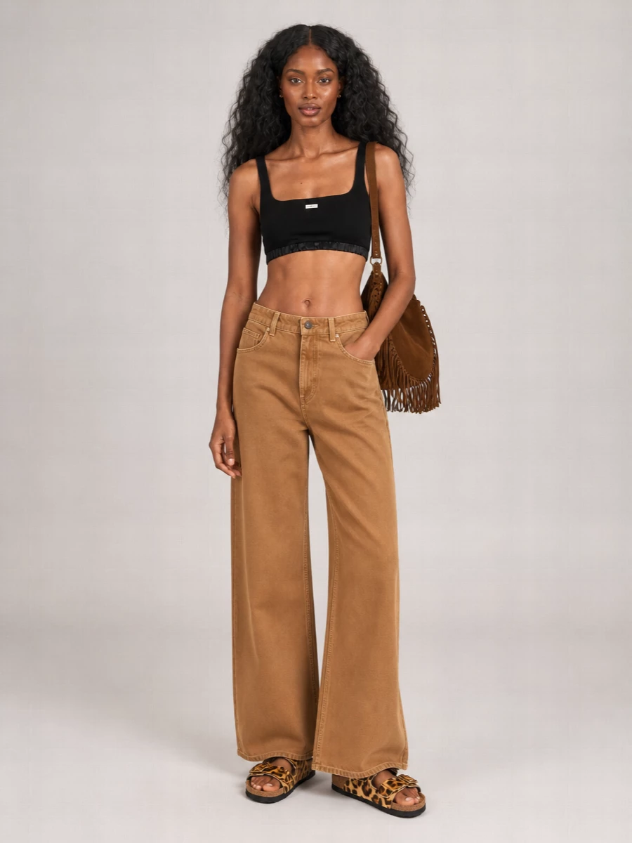 Isabel Marant Oskan Soft Zip Suede Shoulder Bag