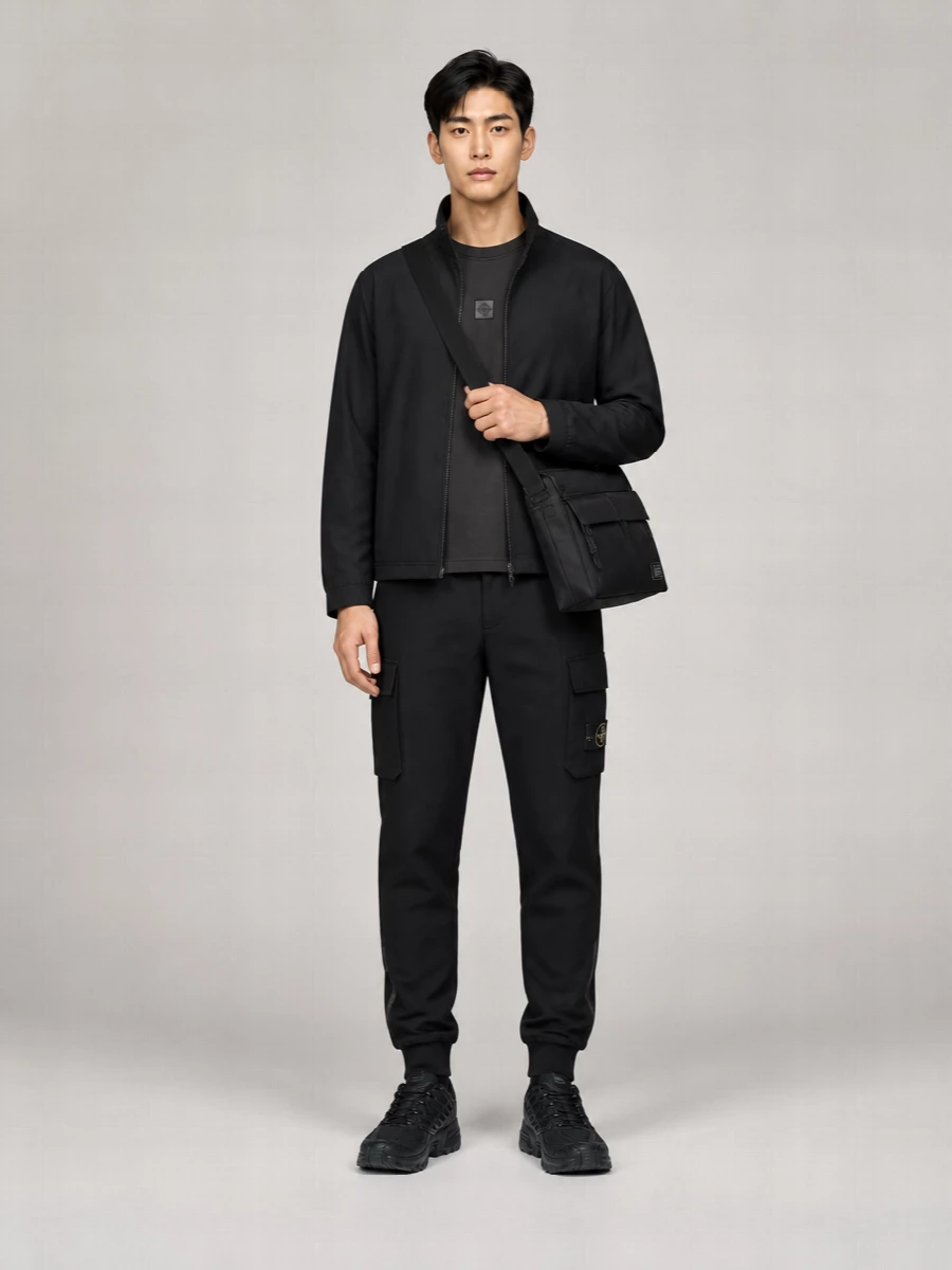 Stone Island Single-Breasted Coat