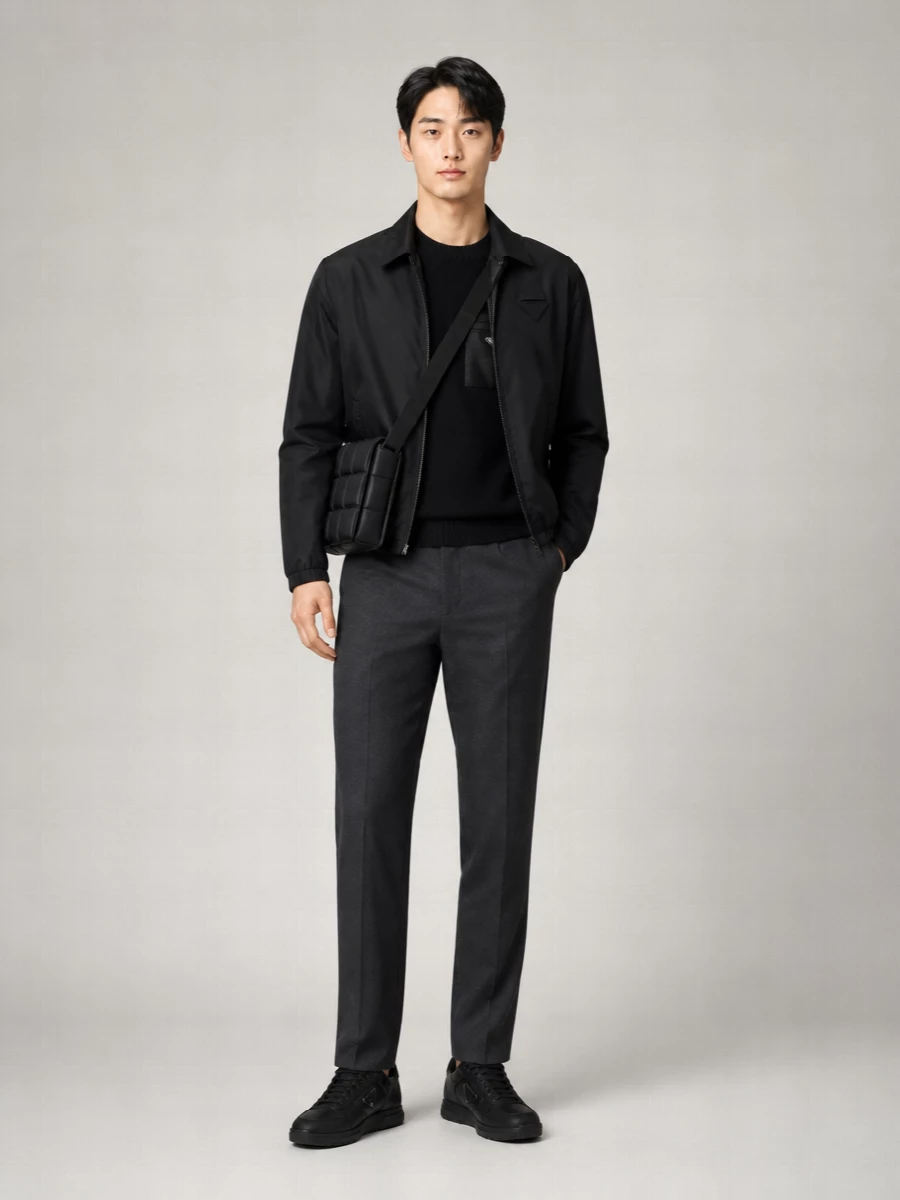 Prada Recycled Nylon Lightweight Jacket