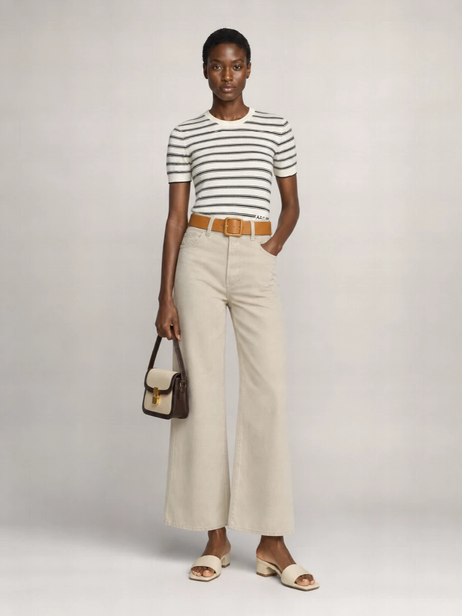 A.p.c. Denim Wide-Leg Trousers