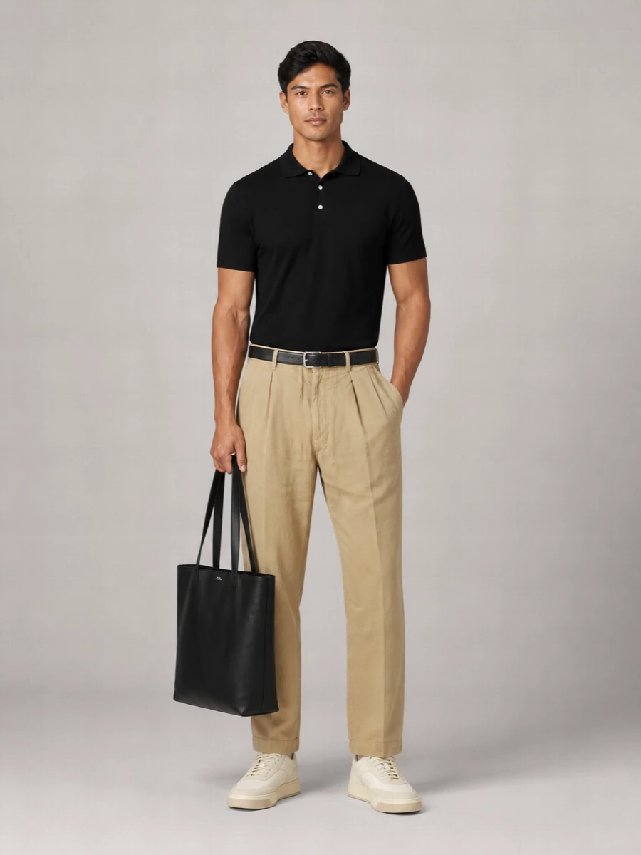 Beams Plus Cotton Polo Shirt