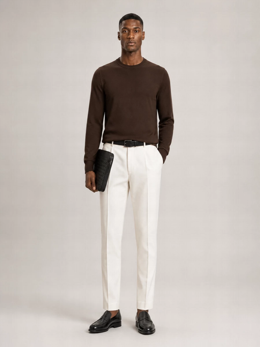 Pt Torino Cotton Tailored Trousers