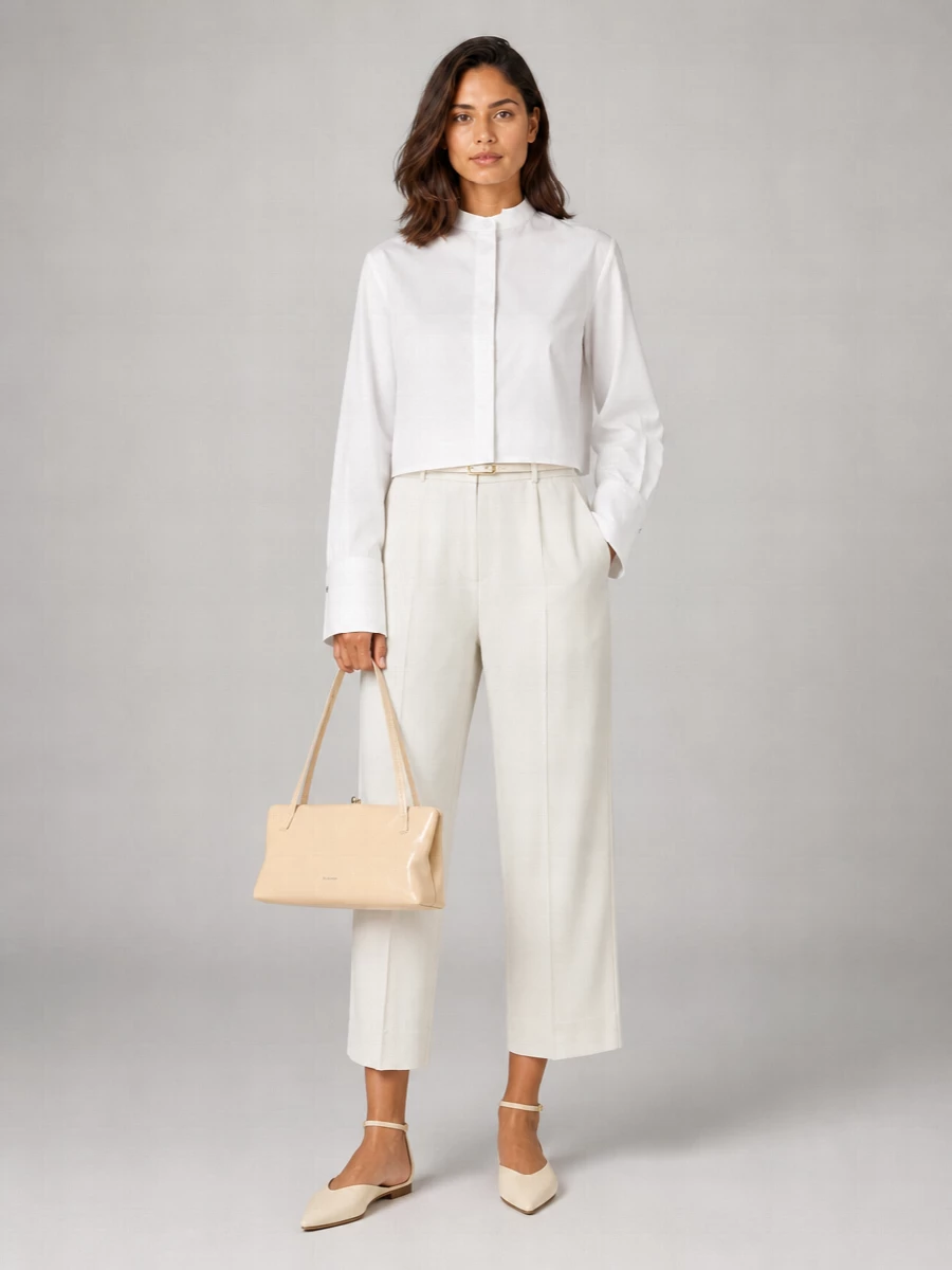 Jil Sander Satin Wide-Leg Trousers