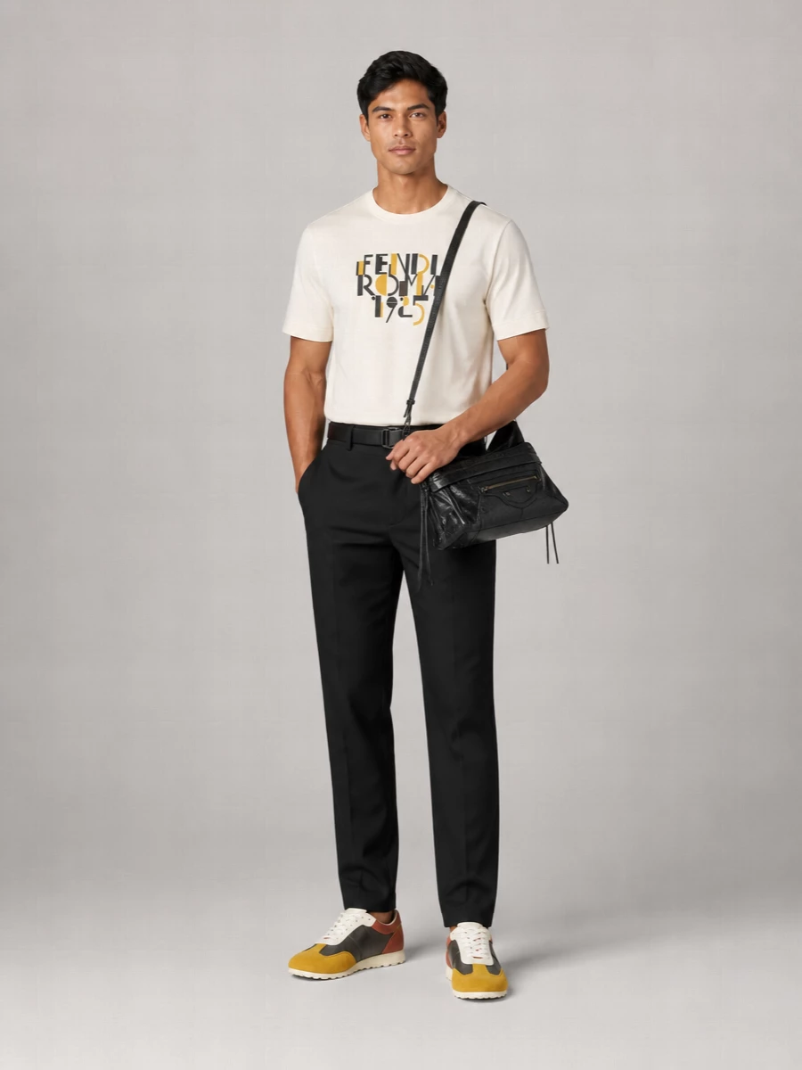 Marni Leather Low-Top Sneakers