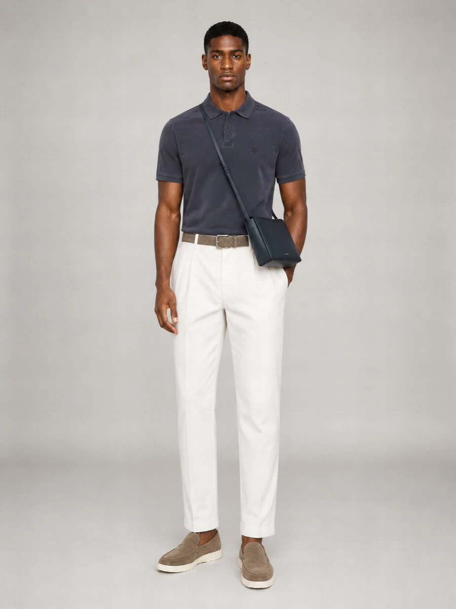 Herno Cotton Short-Sleeve Polo Shirt