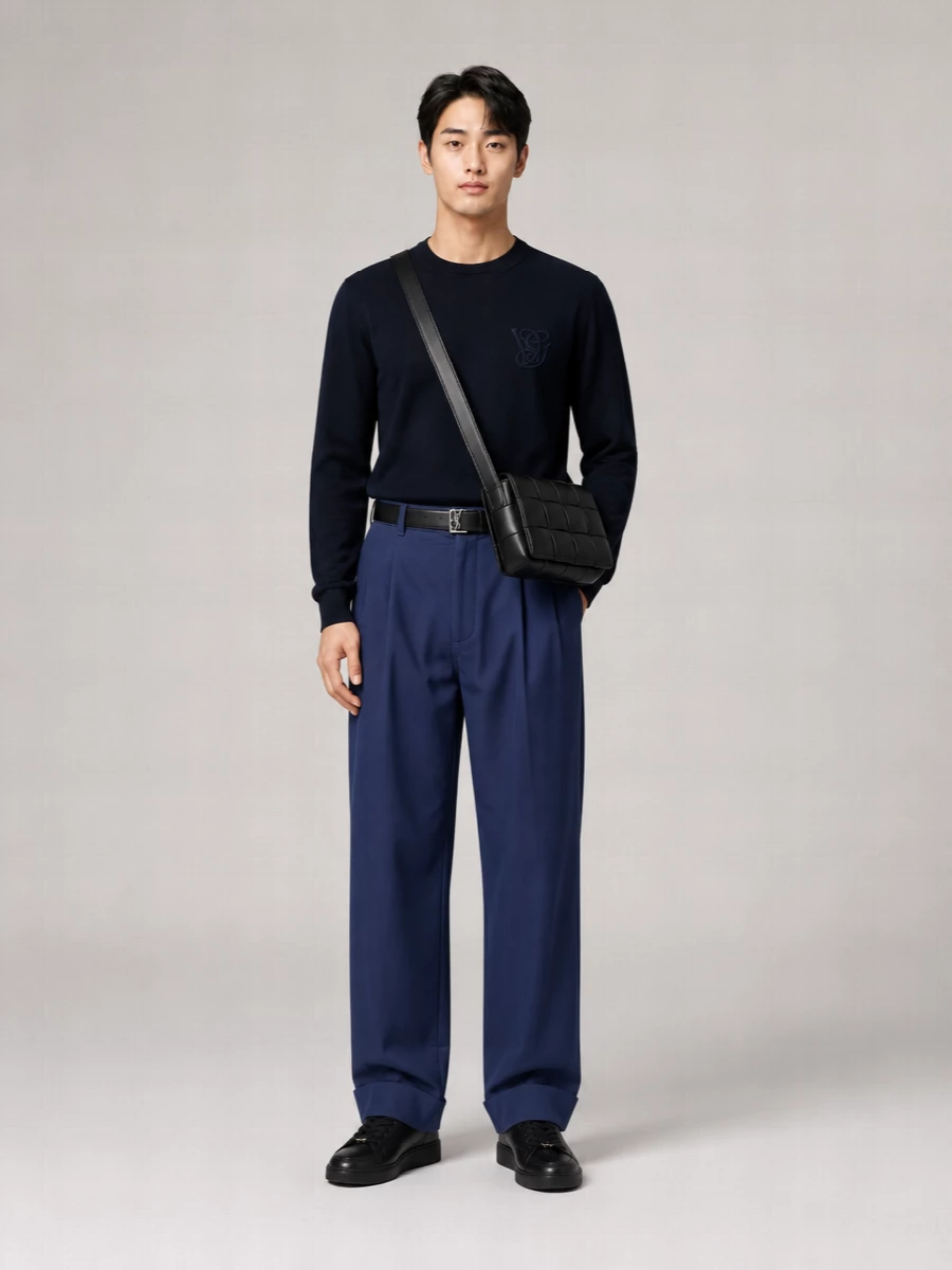 Valentino Garavani Virgin Wool Logo Embroidered Jumper