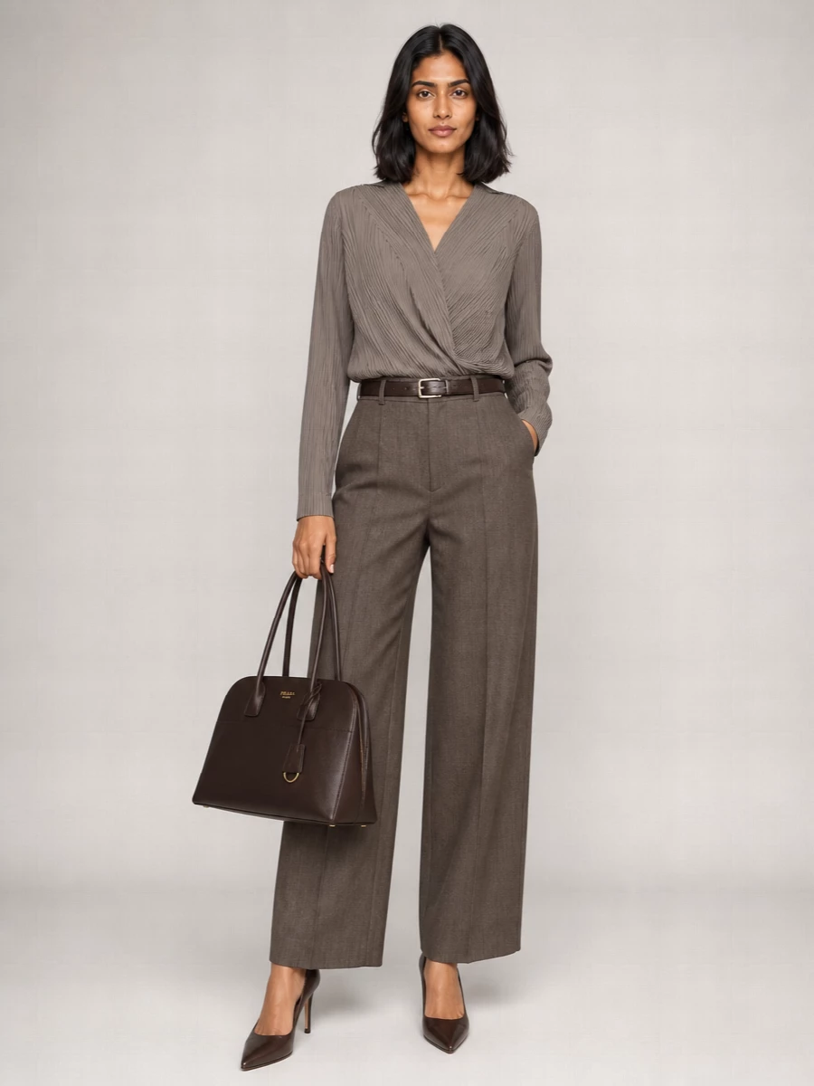 Emporio Armani Wide-Leg Trousers