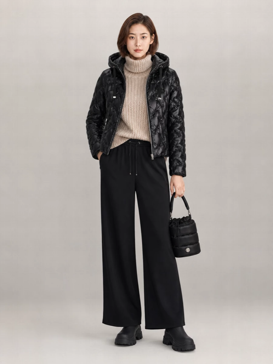 Herno Down Short Parka Coat