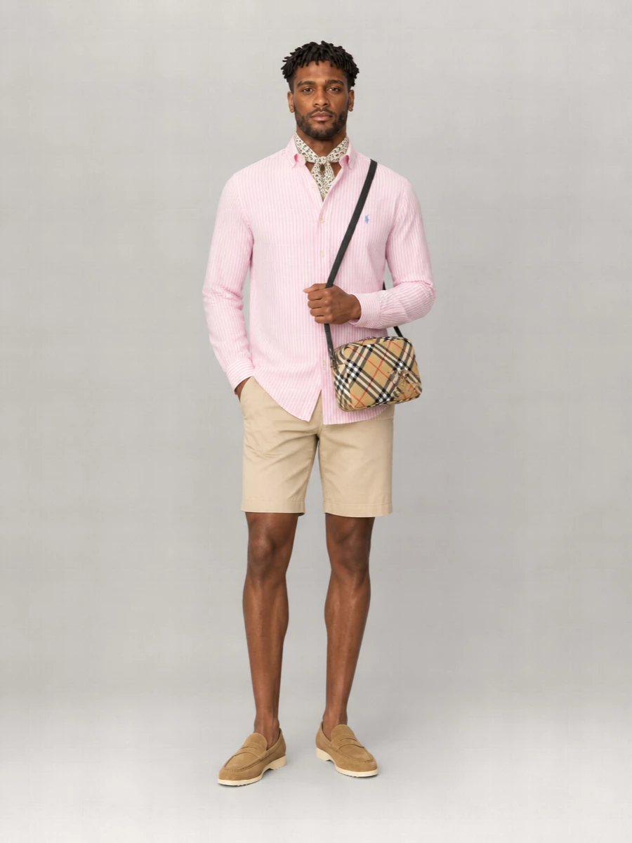 Polo Ralph Lauren Printed Linen Blend Shirt
