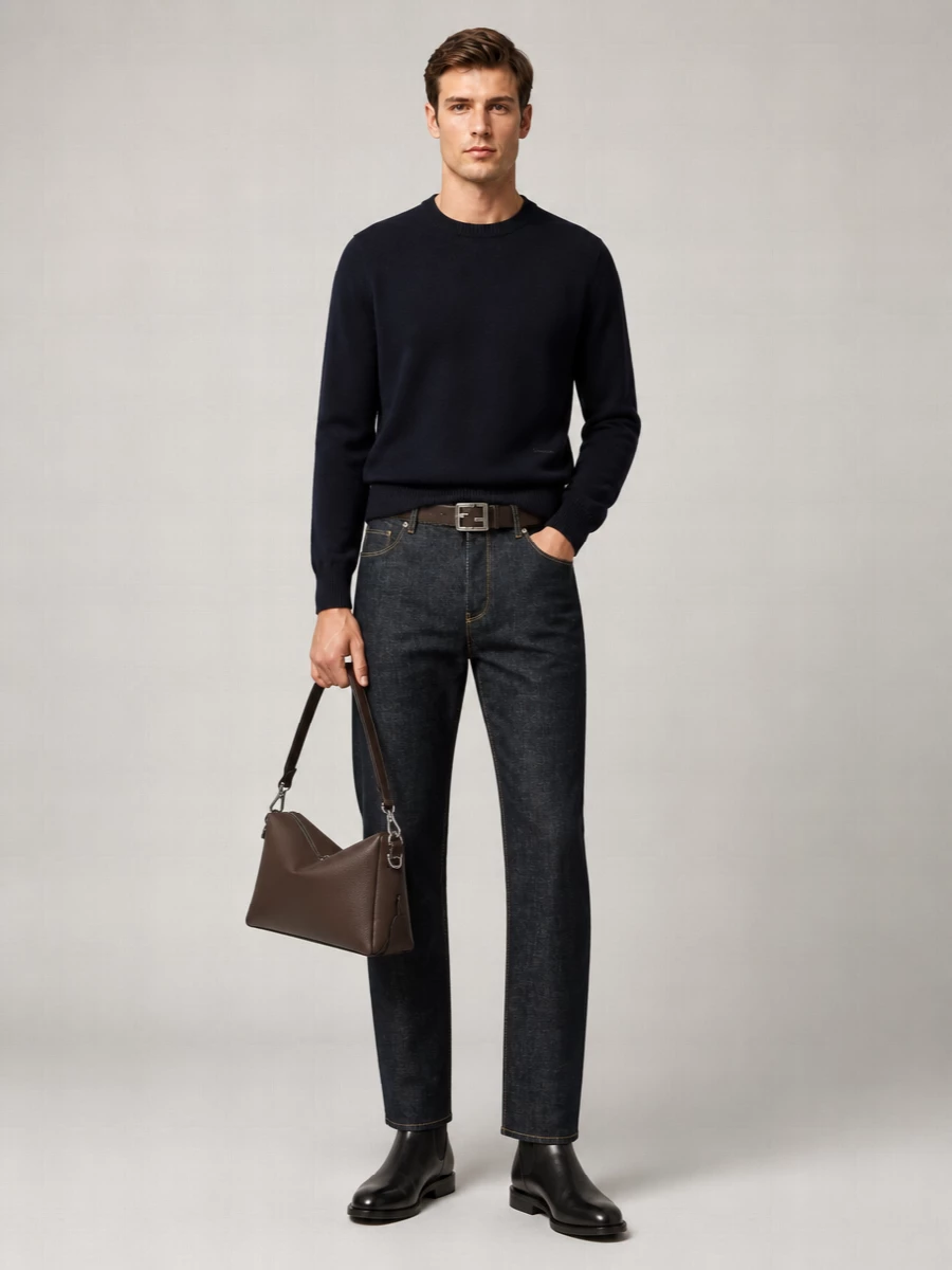 Fendi Calfskin Belt