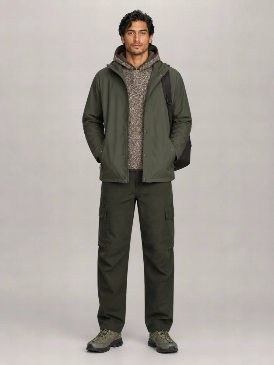 Rains Waterproof Hooded Jacket