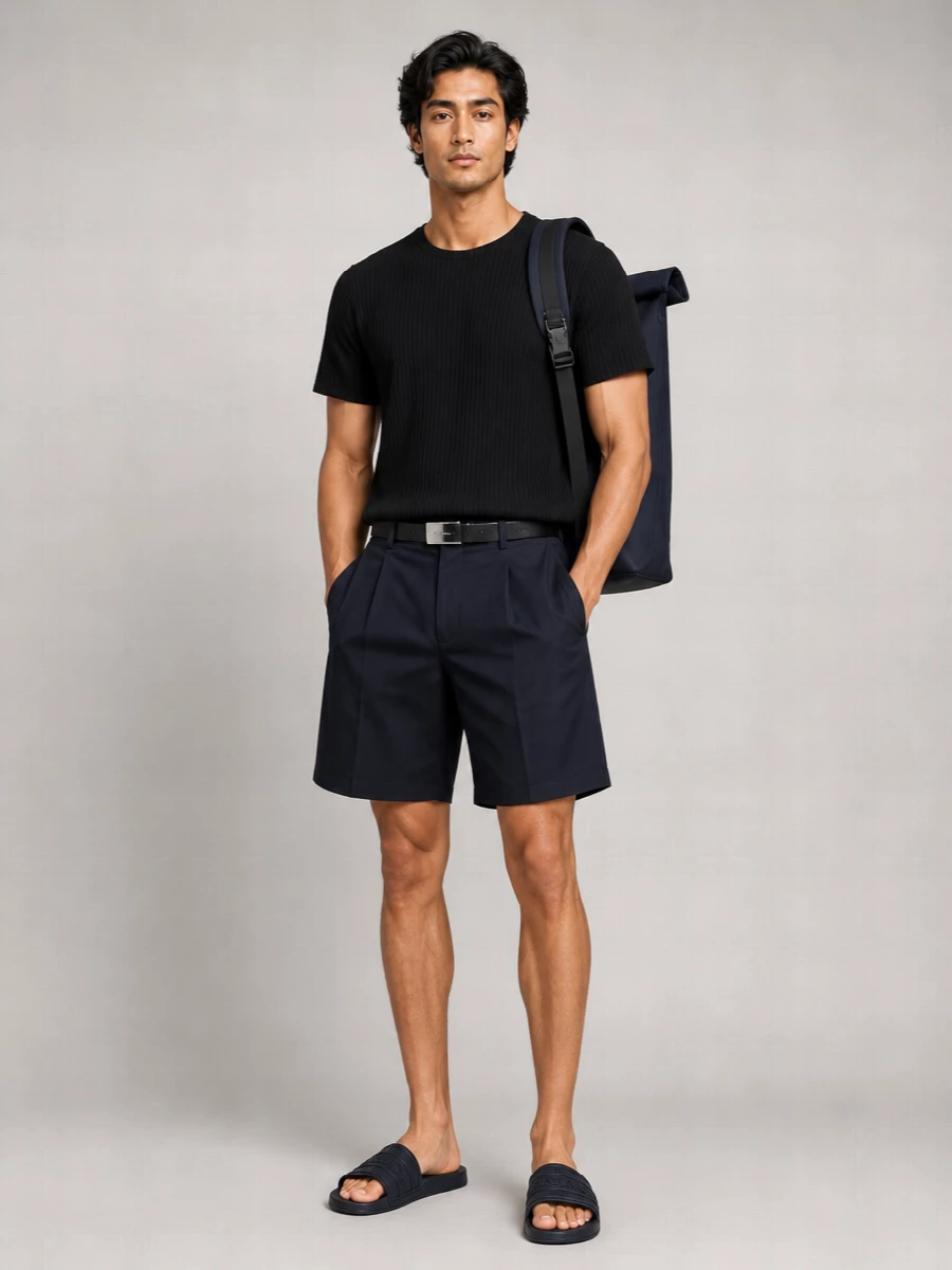 Gimaguas Two-Tone Bermuda Shorts