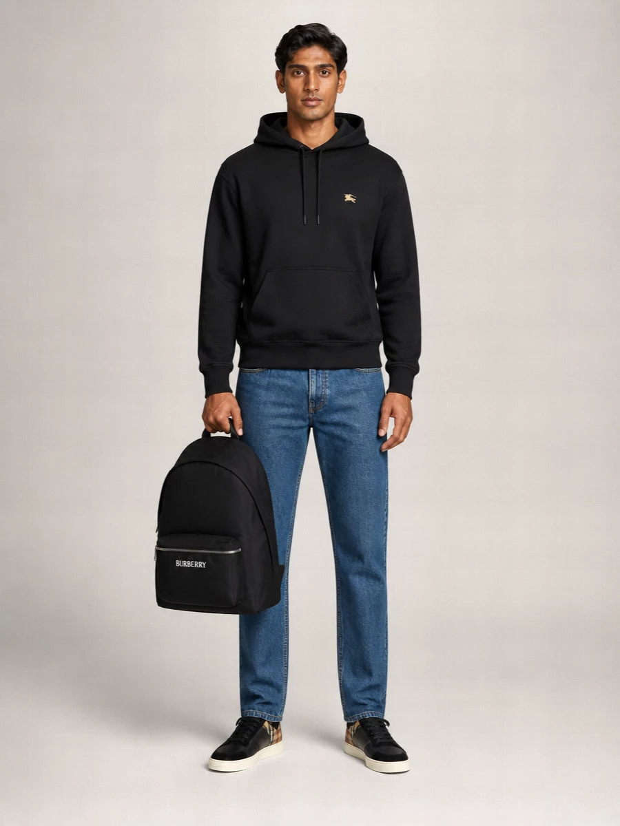 Burberry Leather Low-Top Sneakers