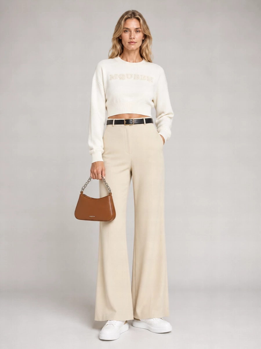 Alexander Mcqueen Mini Leather Shoulder Bag