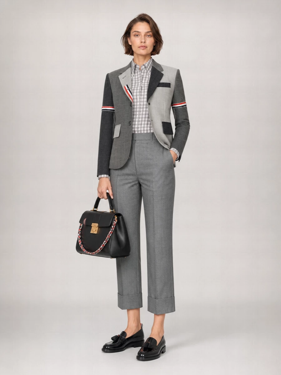 Thom Browne Mix And Match Patch Pocket Blazer