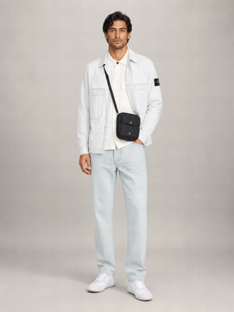Stone Island Denim Shirt Jacket