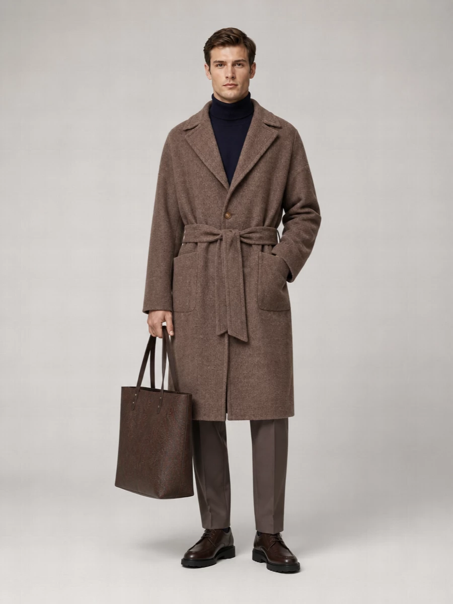 Etro Wool Single-Breasted Coat