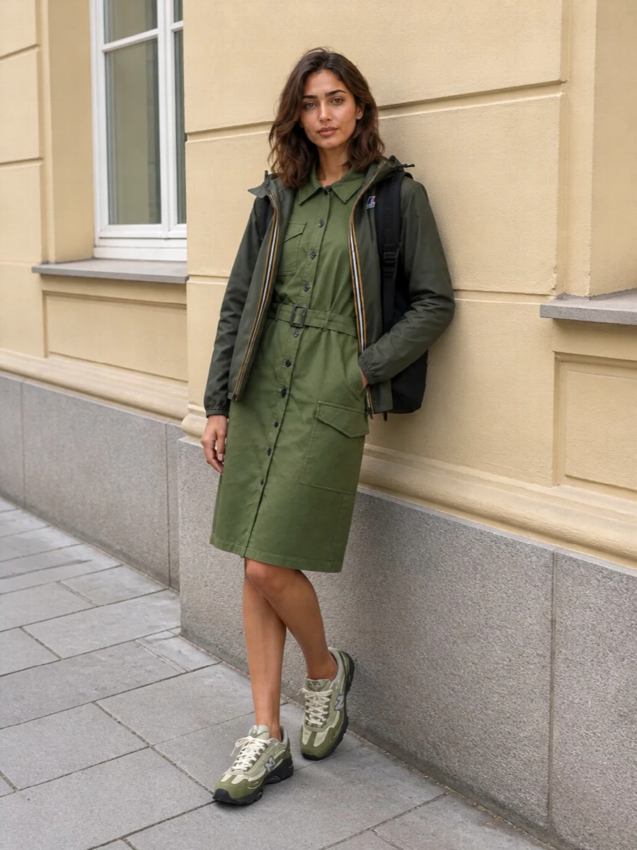 K way windbreaker woolrich dress new balance
