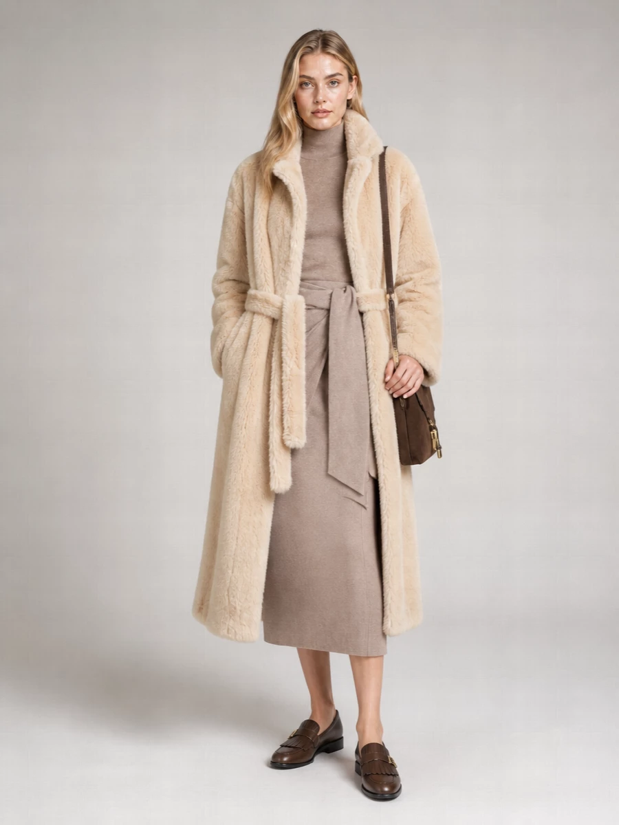 The Frankie Shop faux fur jacket