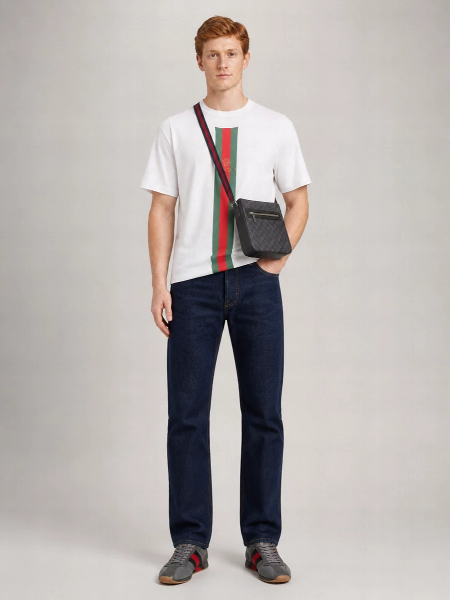 Gucci Mesh Lace-Up Sneakers