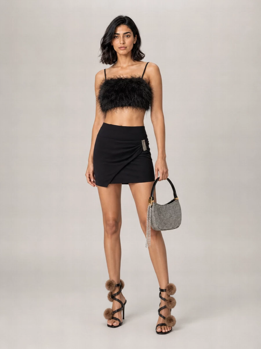 Rene Caovilla Leather Crystal-Embellished Sandals