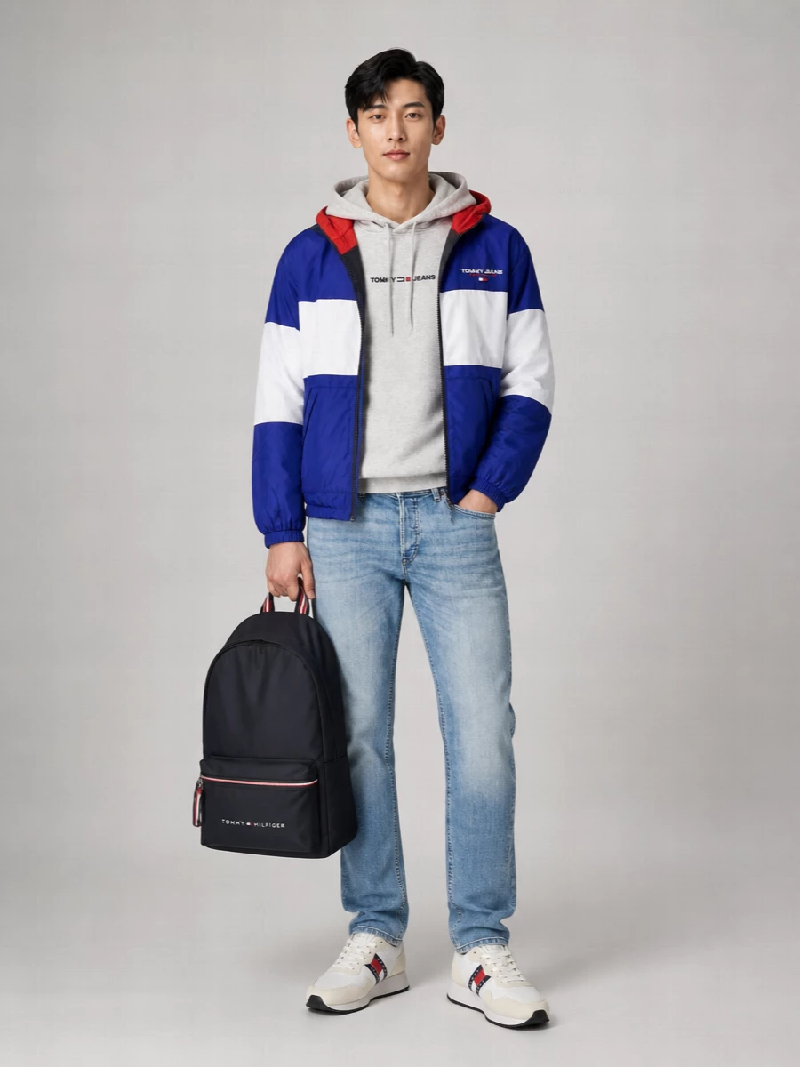 Tommy Hilfiger Reversible Hooded Puffer Jacket