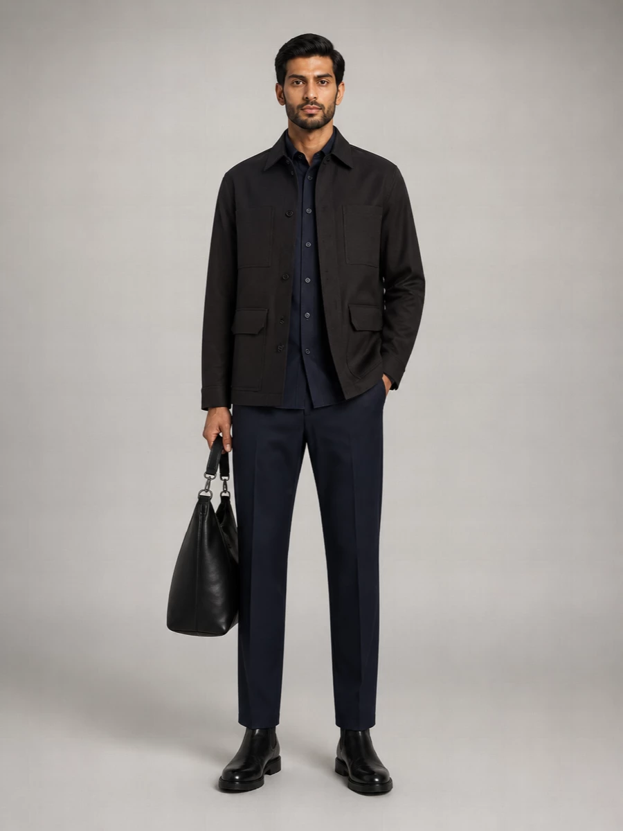 Gucci Wool Shirt Jacket