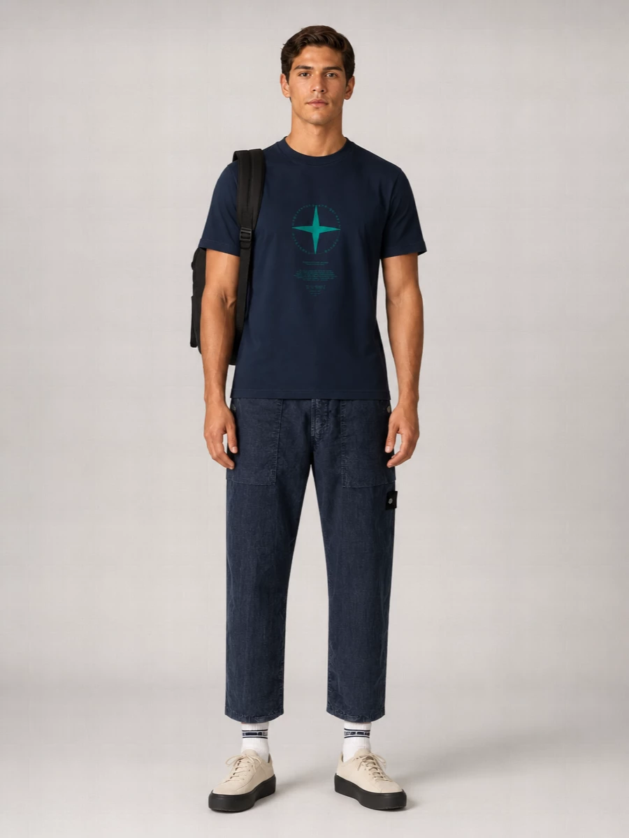 Stone Island Nylon Loose-Fit Straight-Leg Pants