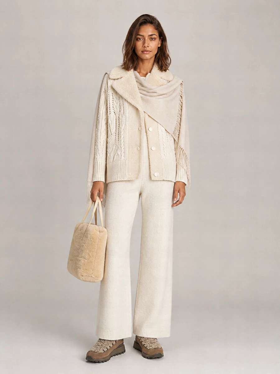 Ermanno Scervino Virgin Wool V-Neck Cardigan