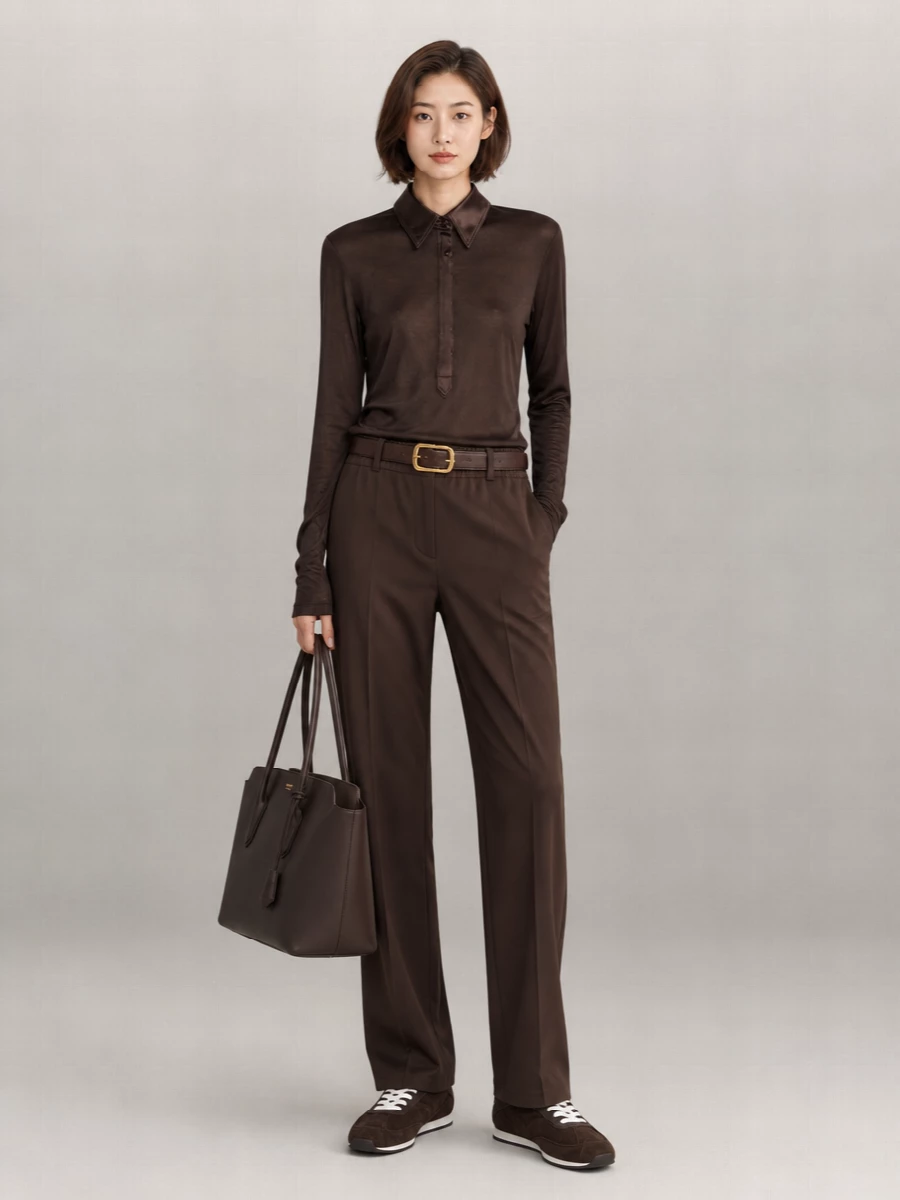 Tom Ford Silk Satin Straight-Leg Track Pants