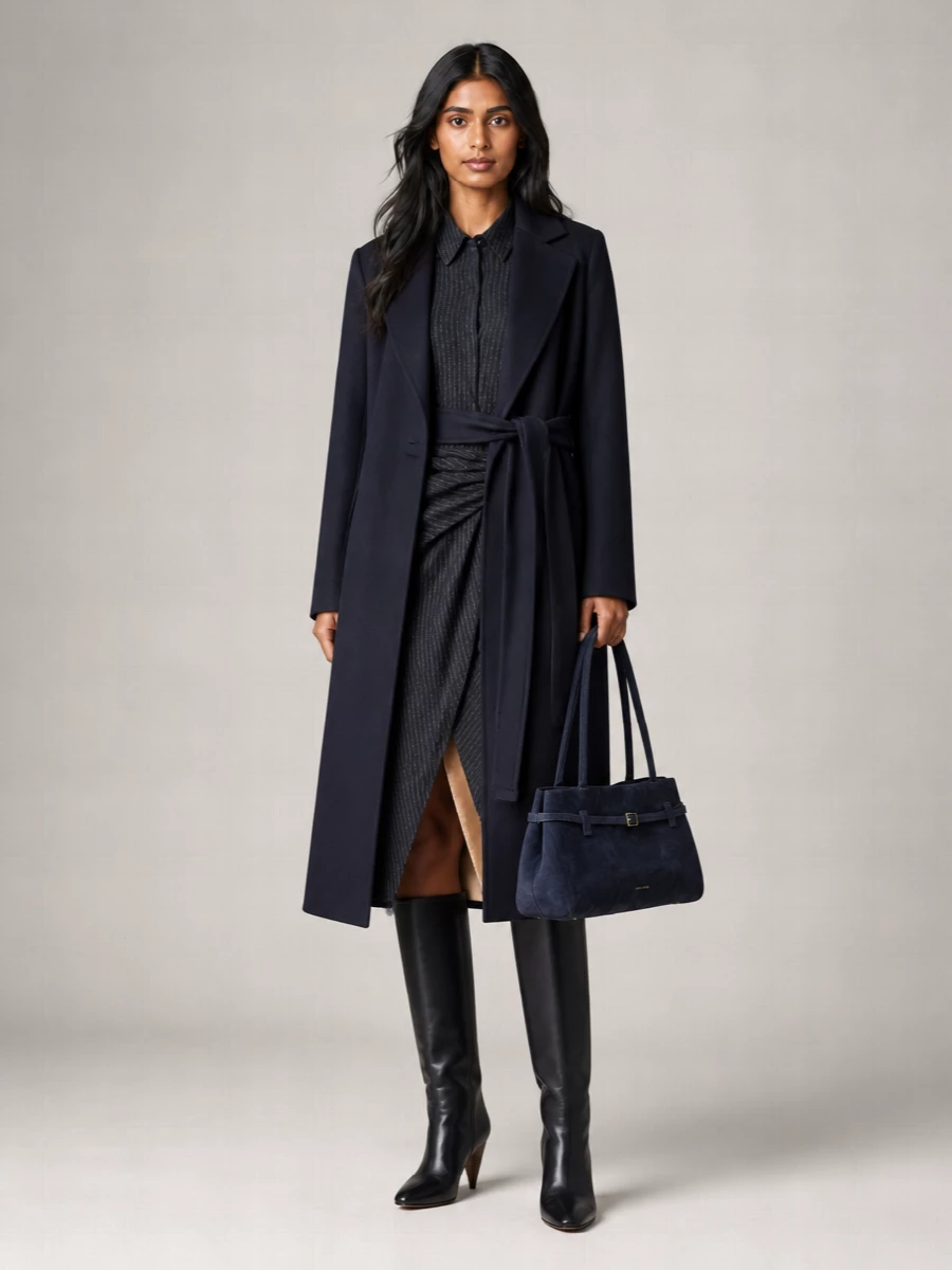 Manu Atelier Medium Leather Tote Bag
