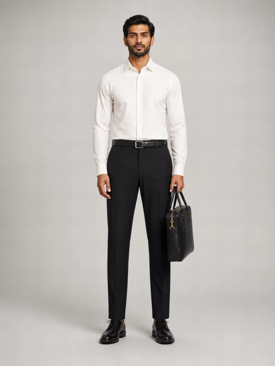Saint Laurent Leather Lino Derby Shoes