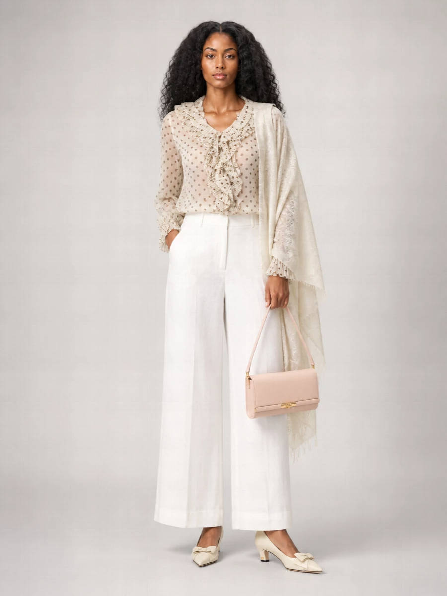 Parosh Polka-Dot Blouse