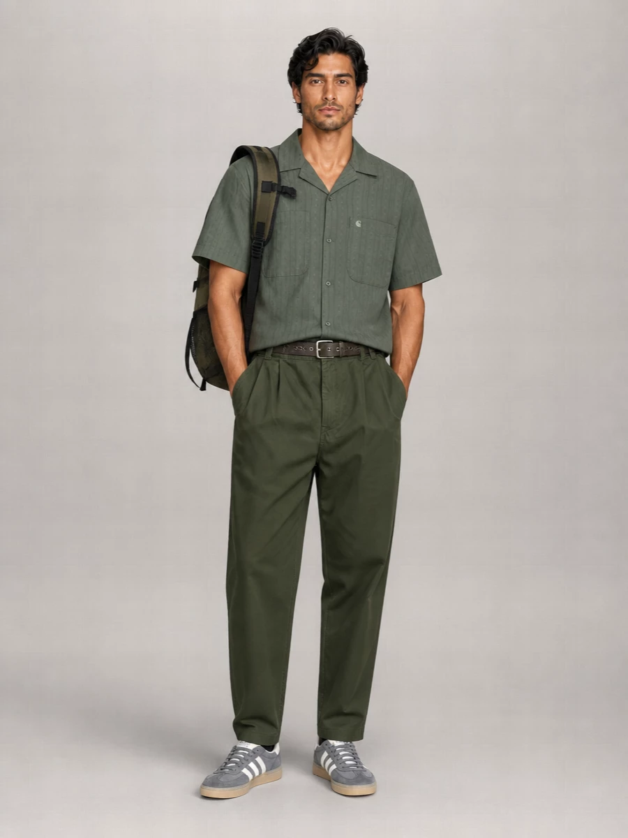 Carhartt Wip Straight-Leg Cotton Trousers