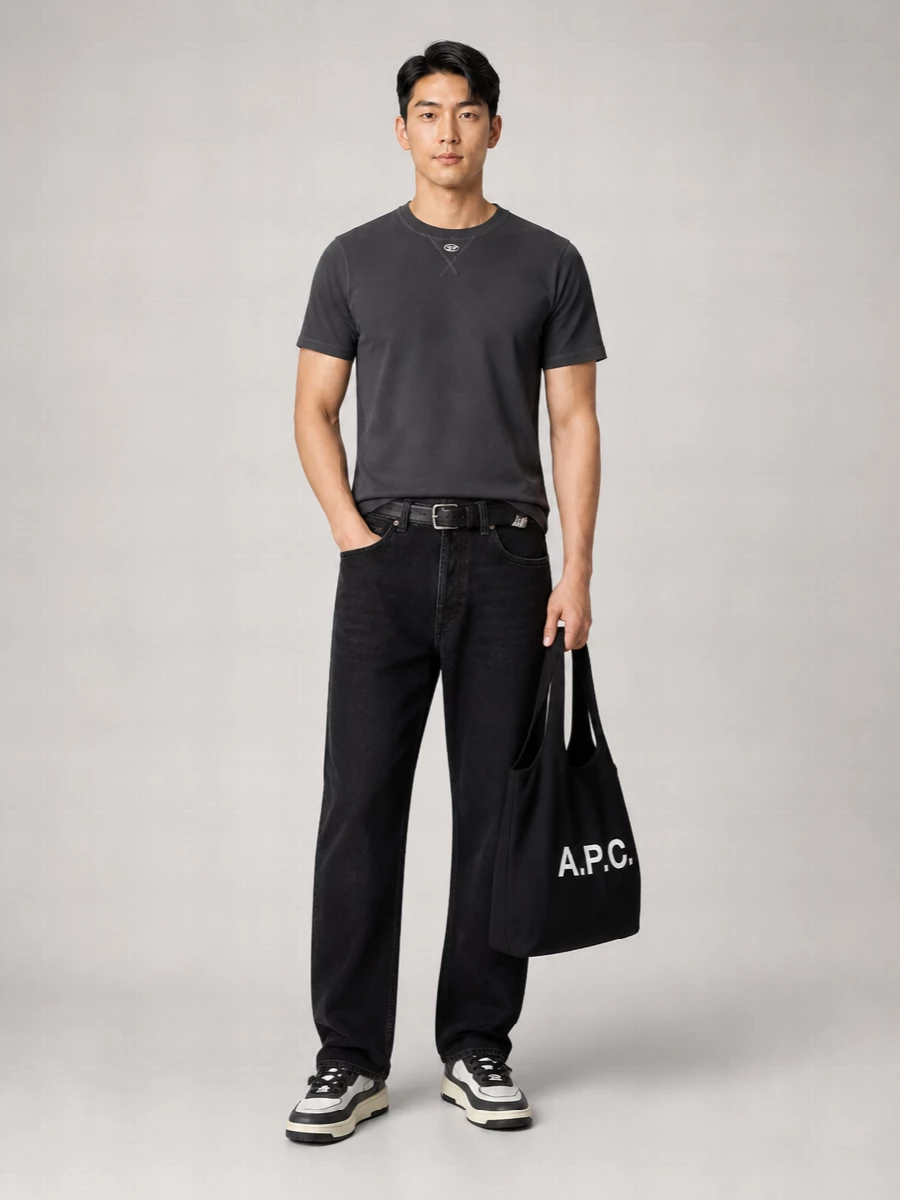 Diesel Relaxed-Fit Wide-Leg Jeans