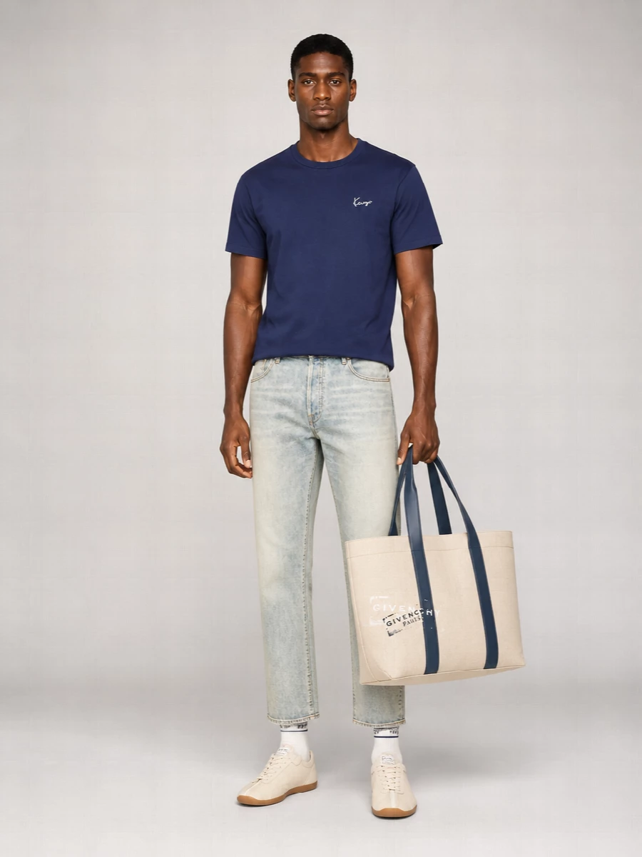Givenchy Canvas Shopping Bag