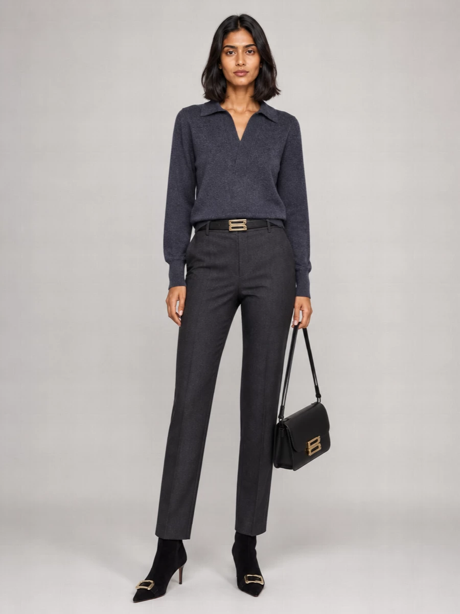 Victoria Beckham Cashmere Polo Jumper