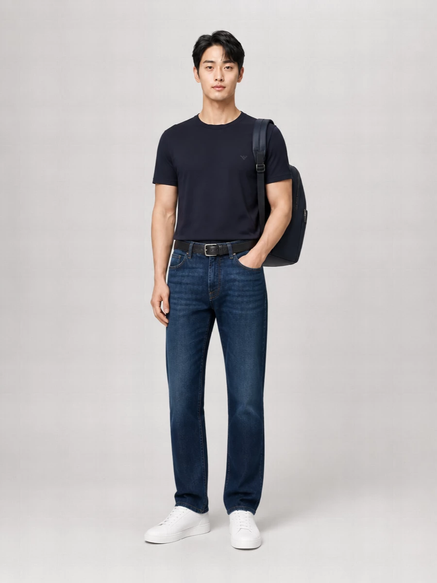 Emporio Armani Leather Reversible Belt