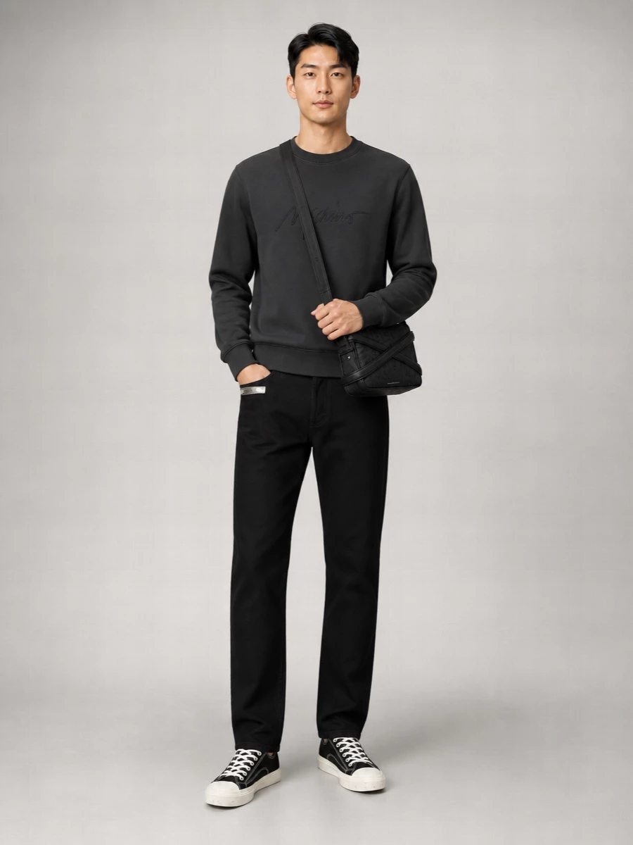 Moschino Cotton Crew-Neck Sweatshirt