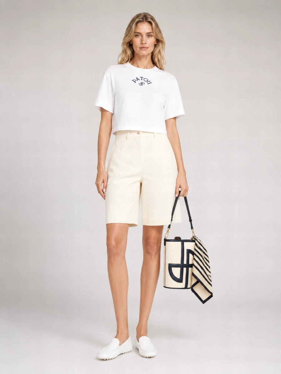 Patou Leather Small Bucket Bag