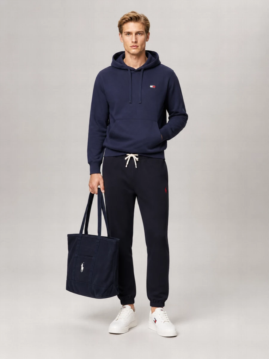 Tommy Hilfiger Cotton Logo-Print Hoodie