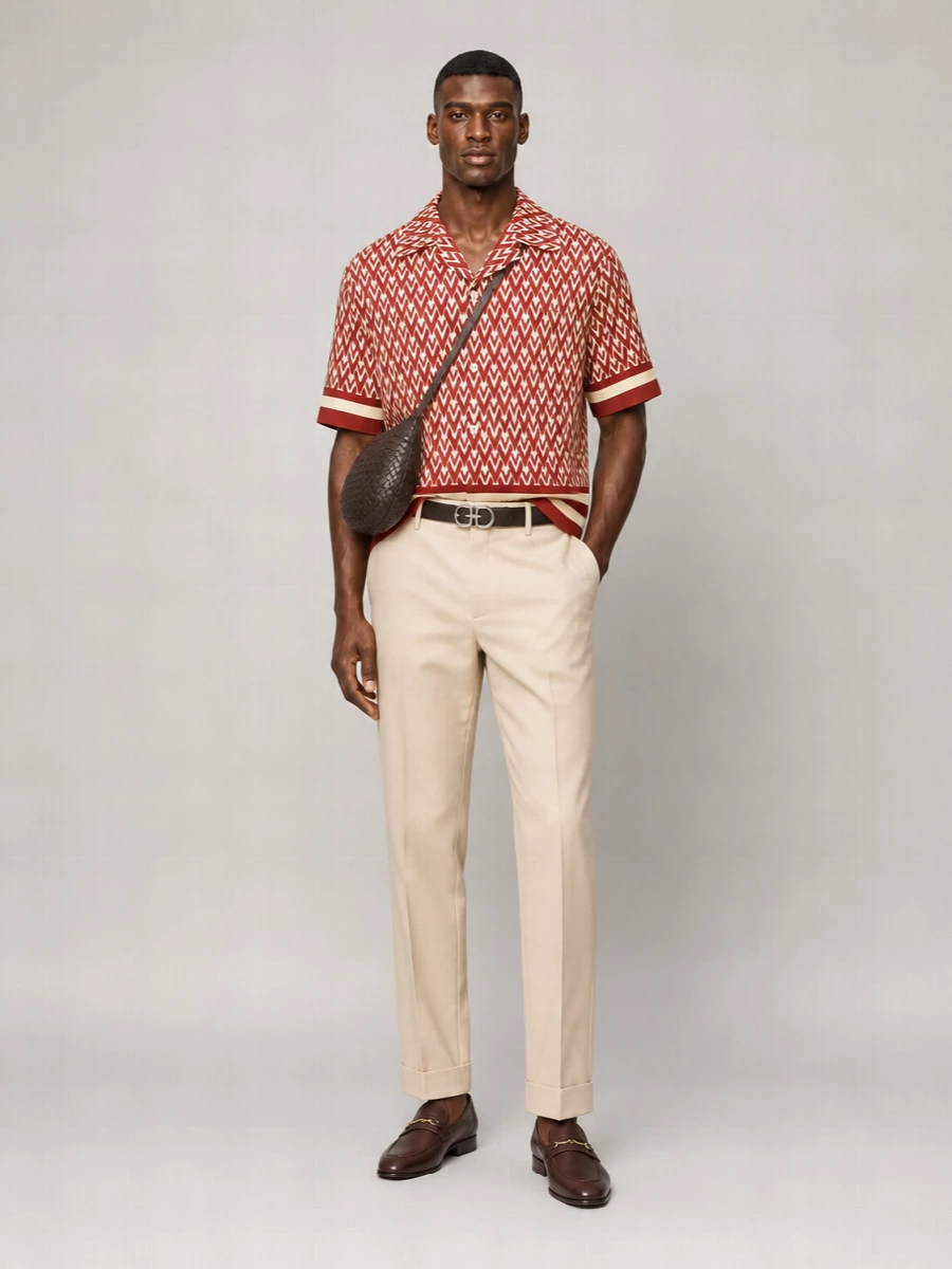 Valentino Garavani Printed Cotton Shirt