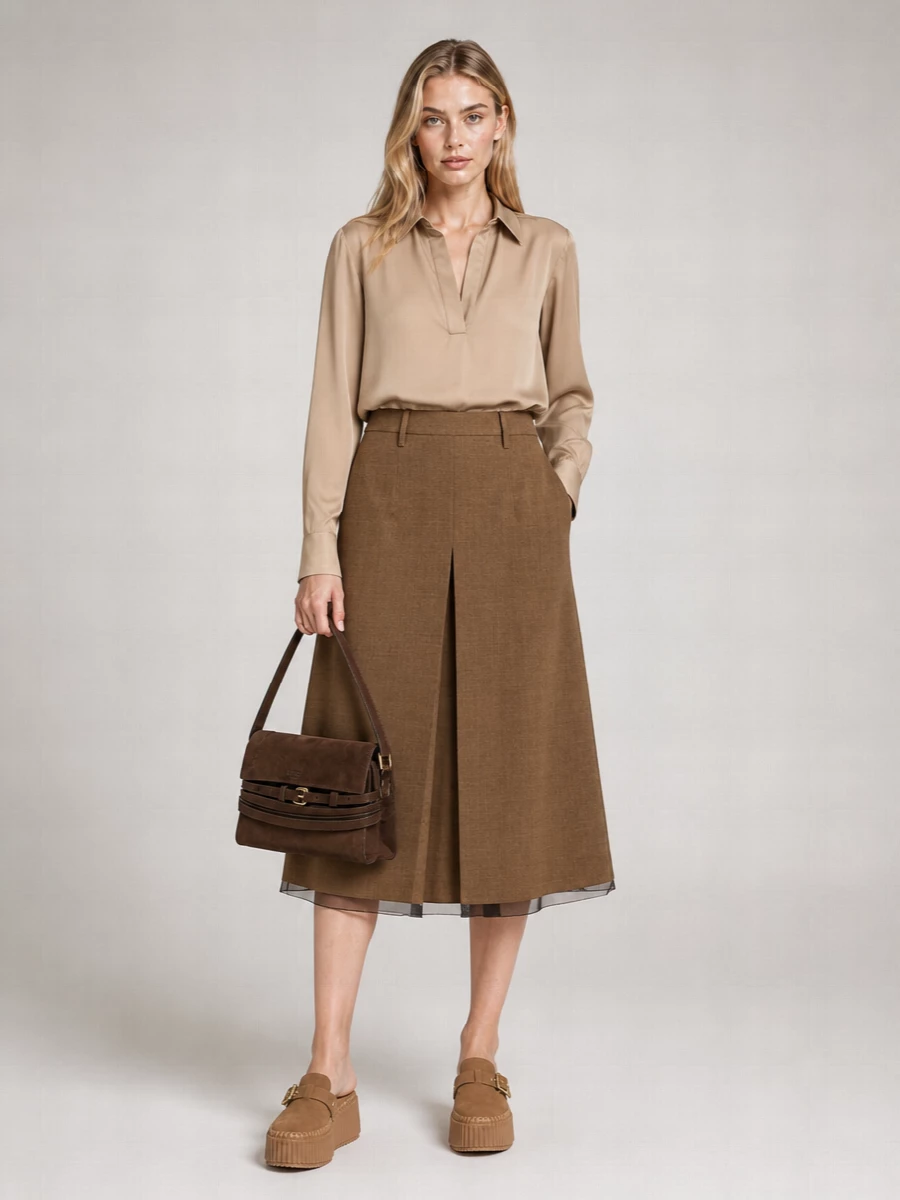 Chloé Leather Nama Platform Mules