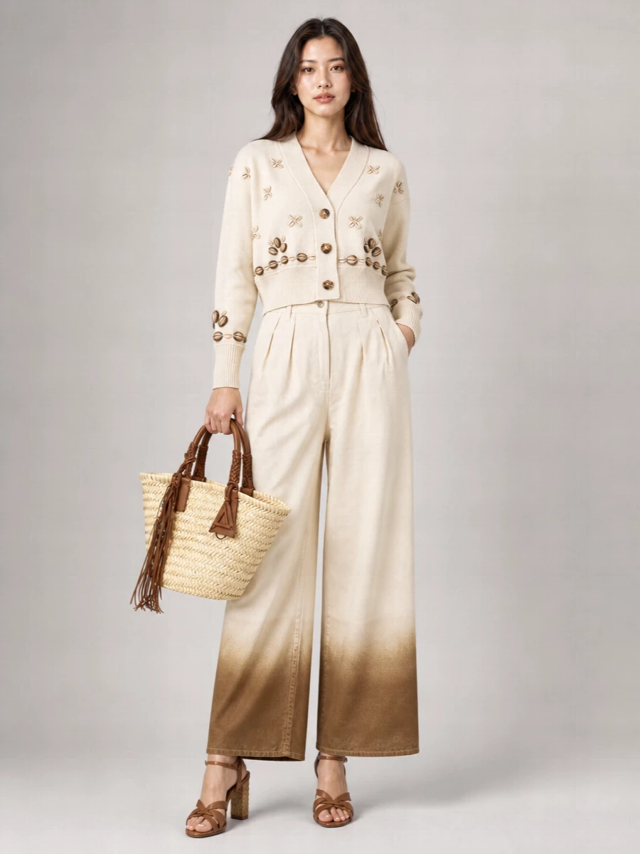 Alanui Silk Oversized Cardigan