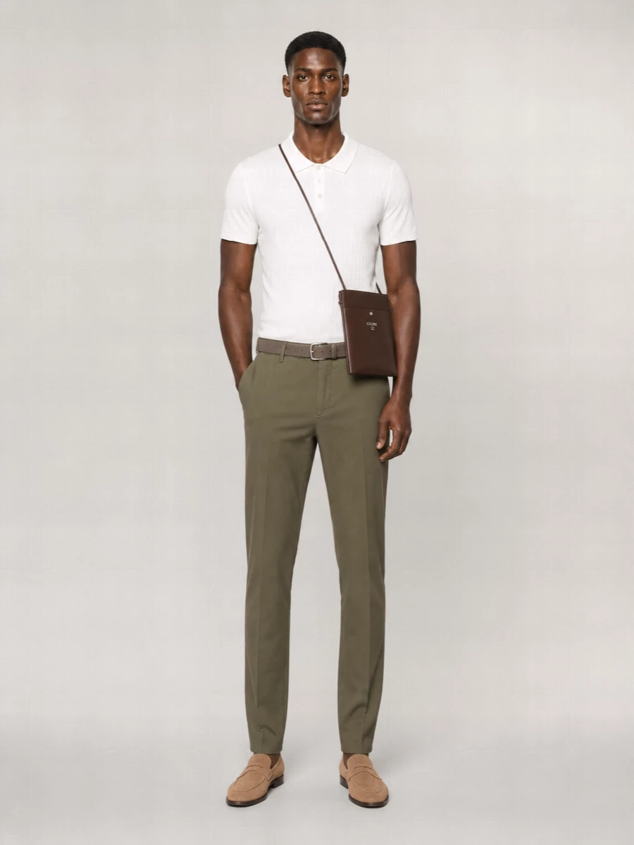 Pt Torino Silk-Blend Chinos
