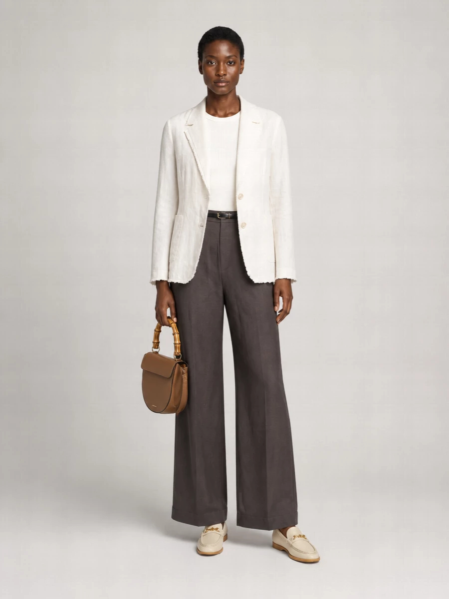 Harris Wharf London Flared Trousers