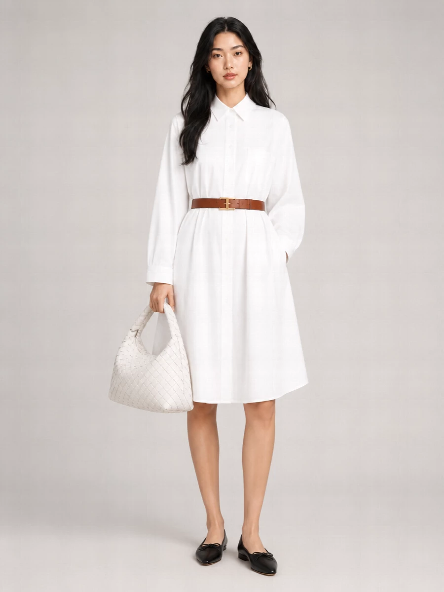 Bottega Veneta Leather Mary Jane Ballerina Flats