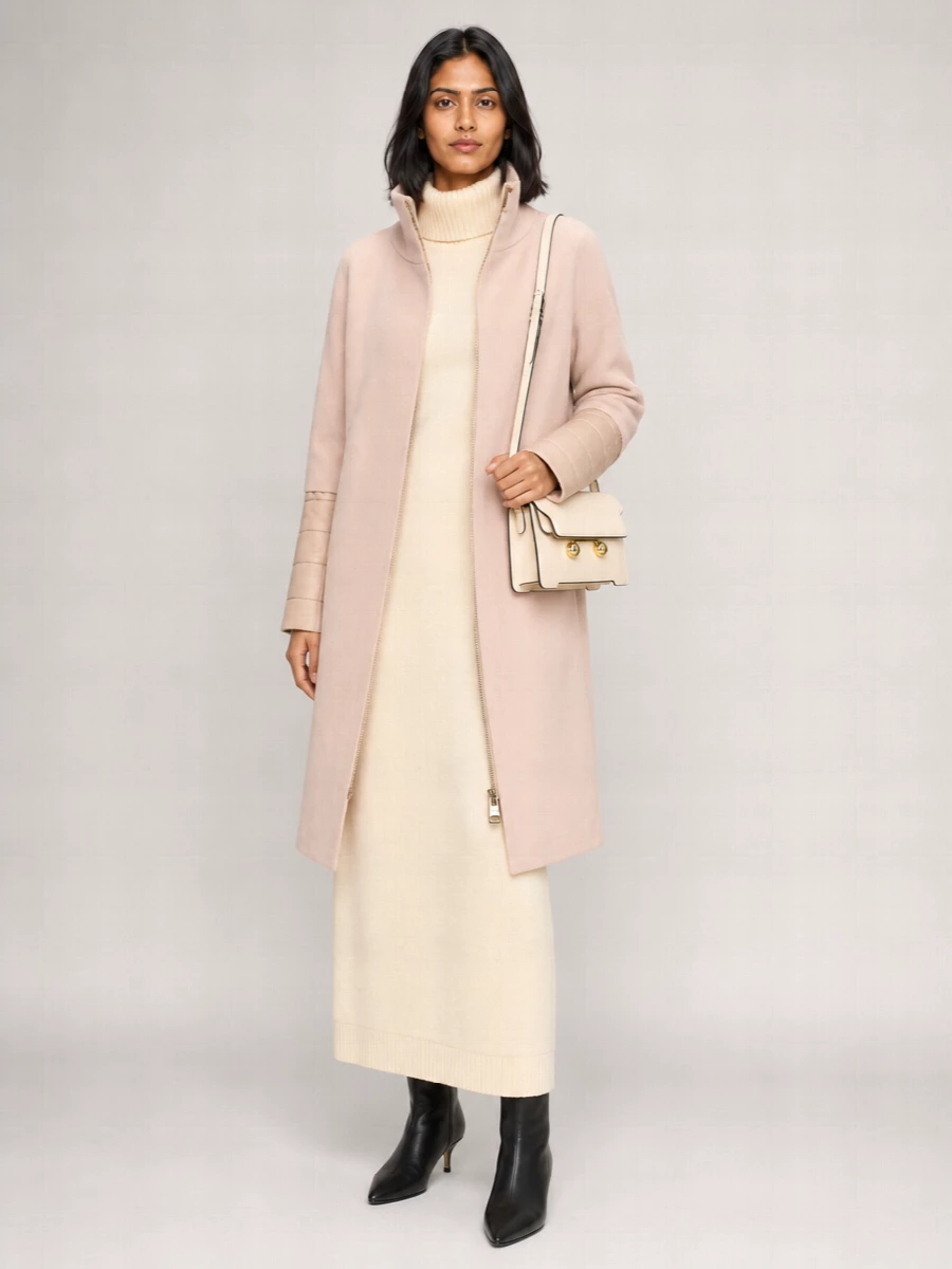 Herno Virgin Wool Single Breasted Coat
